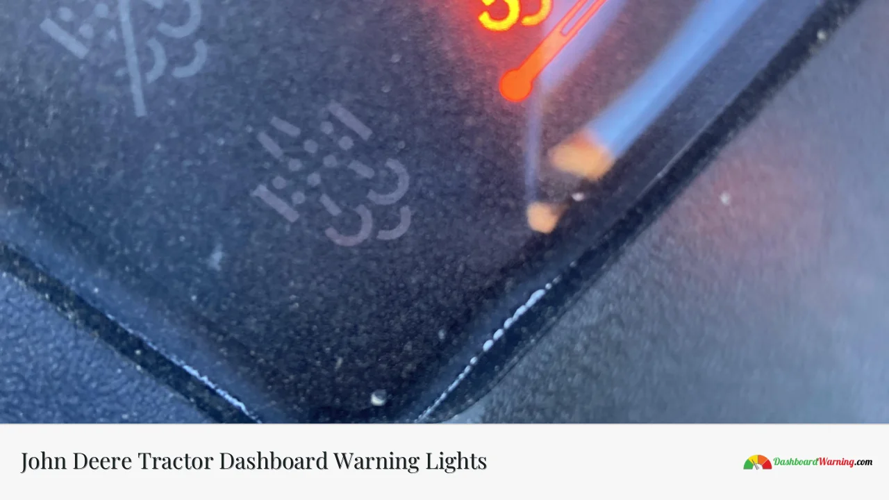 John Deere Tractor Dashboard Warning Lights