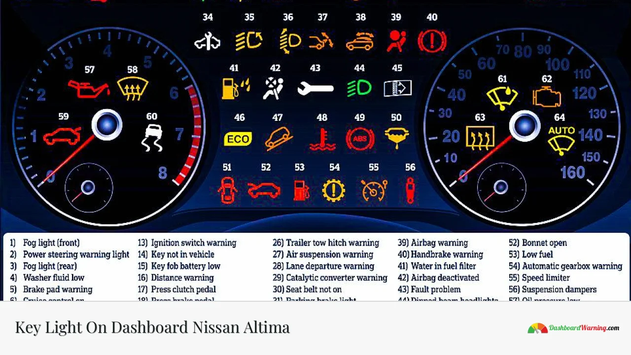 Key Light On Dashboard Nissan Altima