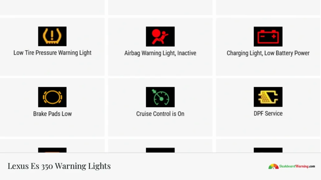 Lexus Es 350 Warning Lights