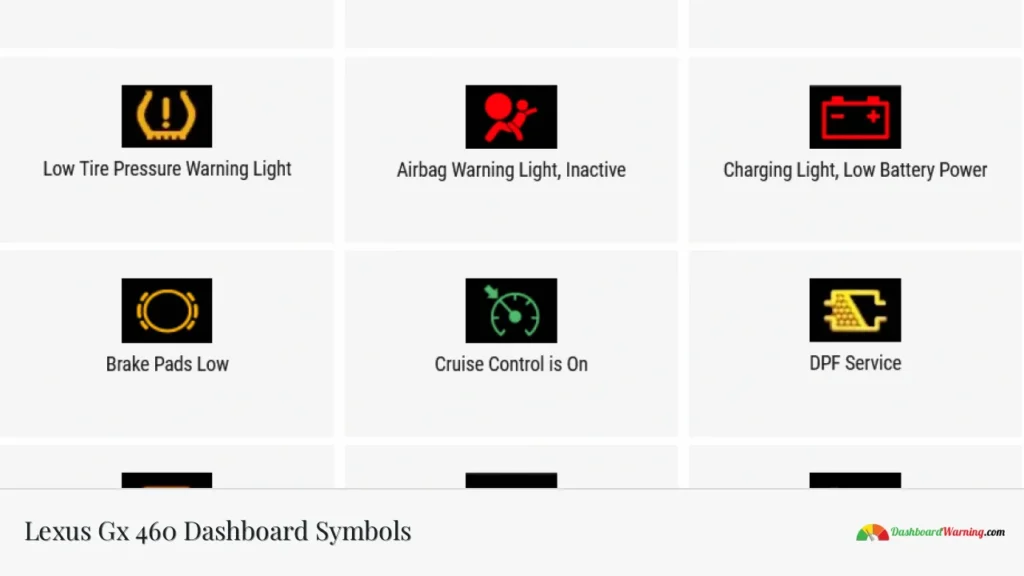 Lexus Gx 460 Dashboard Symbols