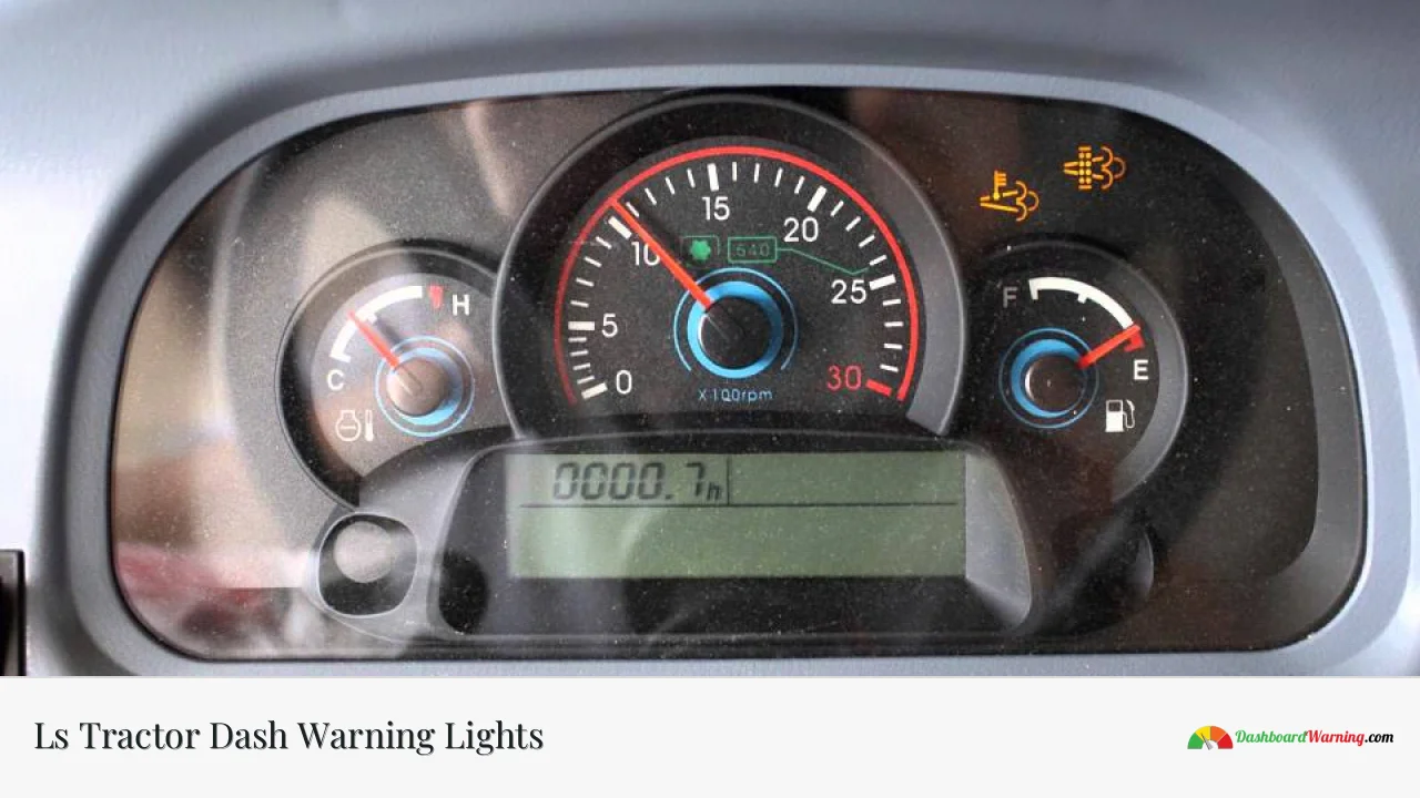 Ls Tractor Dash Warning Lights