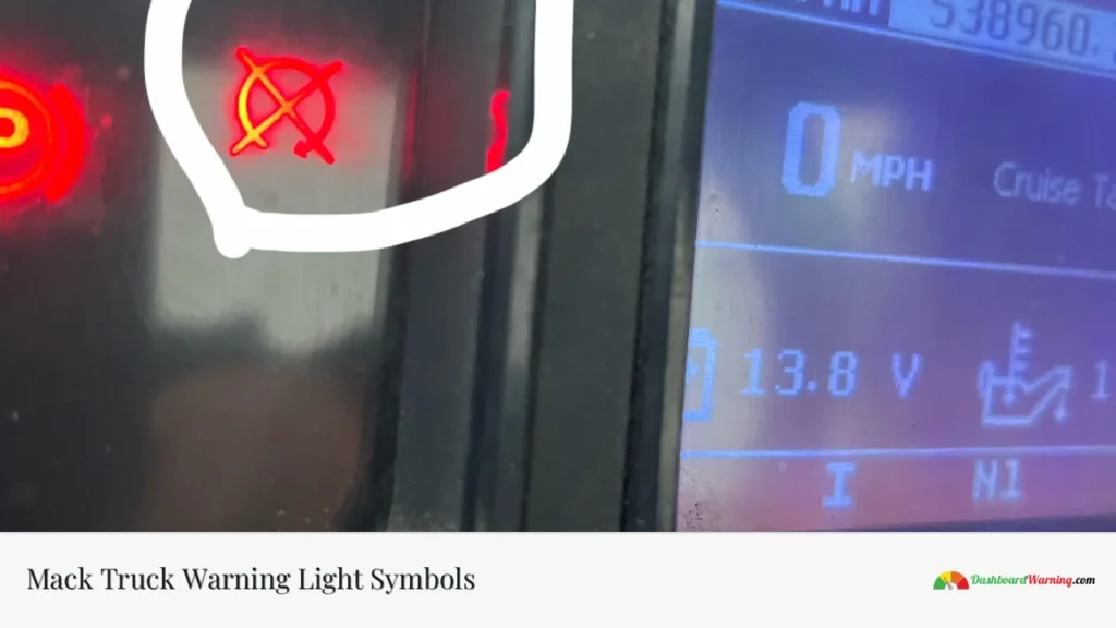 Mack Truck Warning Light Symbols