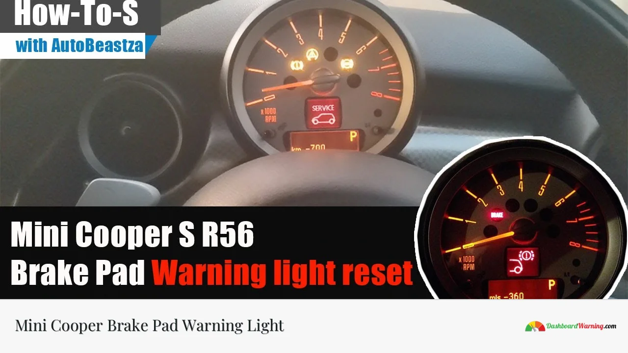 Mini Cooper Brake Pad Warning Light