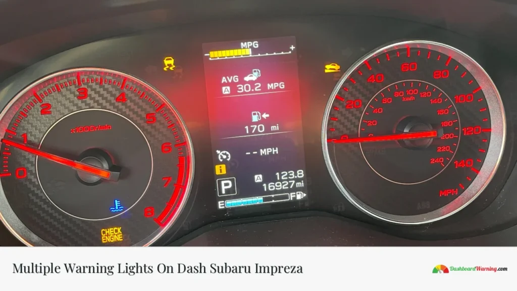 Multiple Warning Lights On Dash Subaru Impreza