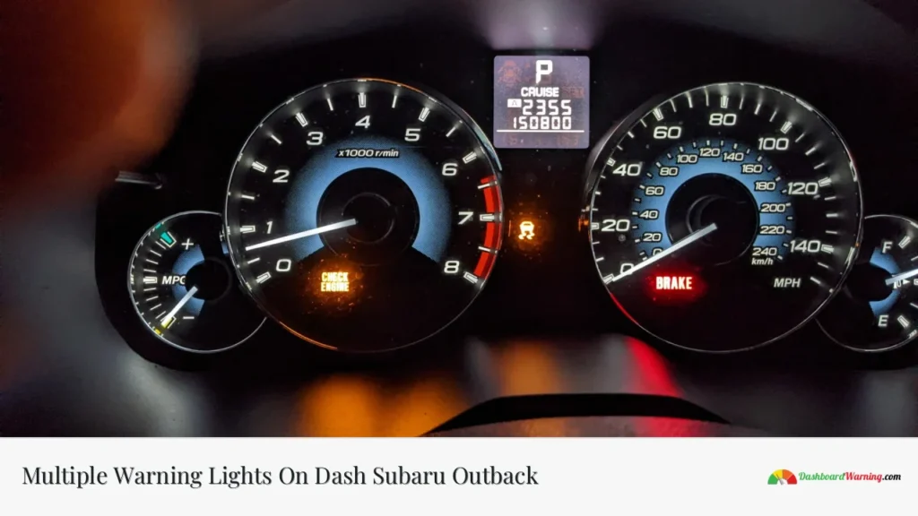 Multiple Warning Lights On Dash Subaru Outback