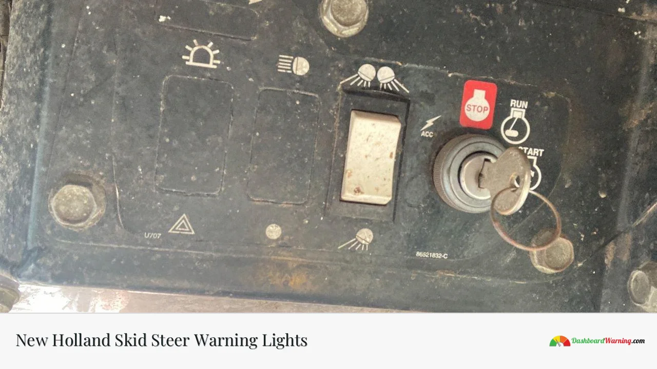 New Holland Skid Steer Warning Lights