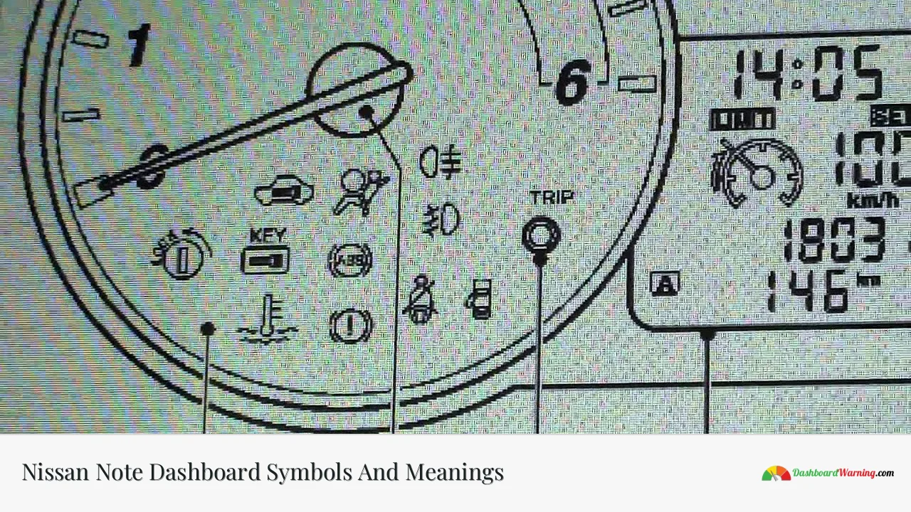 Nissan Note Dashboard Symbols And Meanings