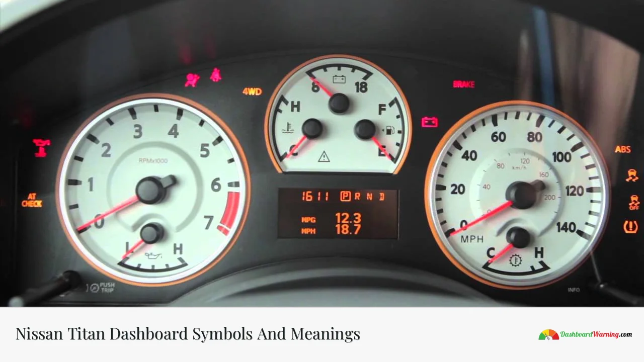 Nissan Titan Dashboard Symbols And Meanings