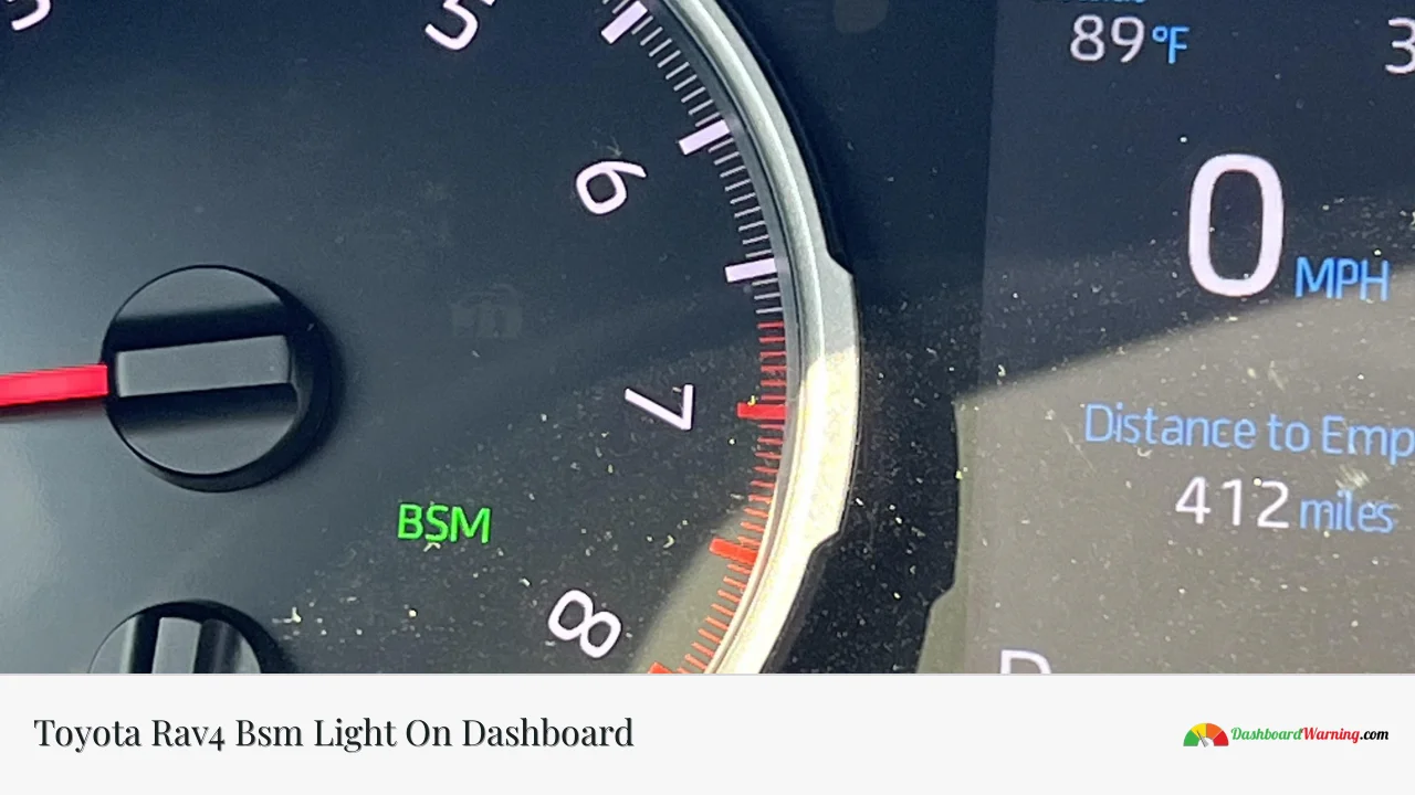 Toyota Rav4 Bsm Light On Dashboard