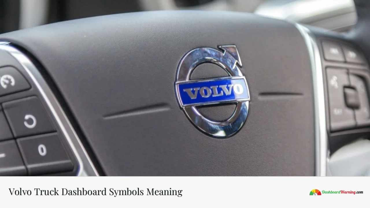 Volvo Truck Dashboard Symbols Meaning