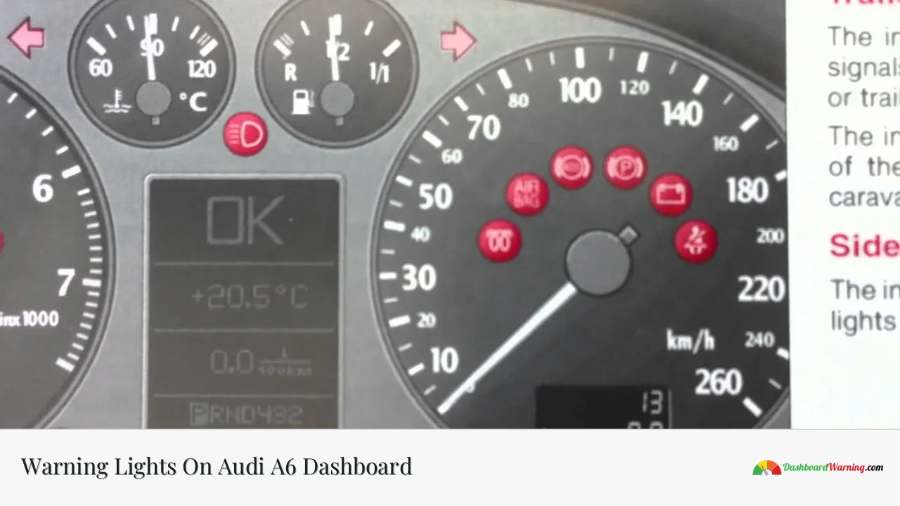 Warning Lights On Audi A6 Dashboard