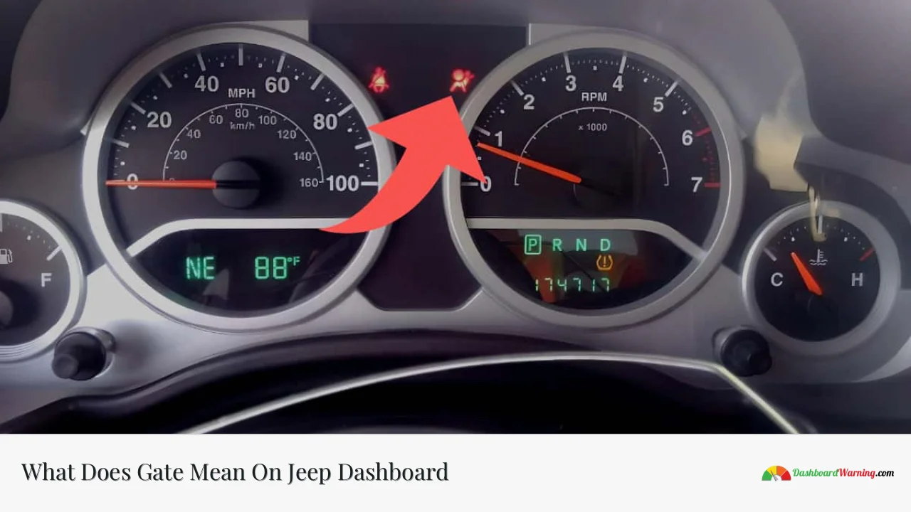 What Does Gate Mean On Jeep Dashboard