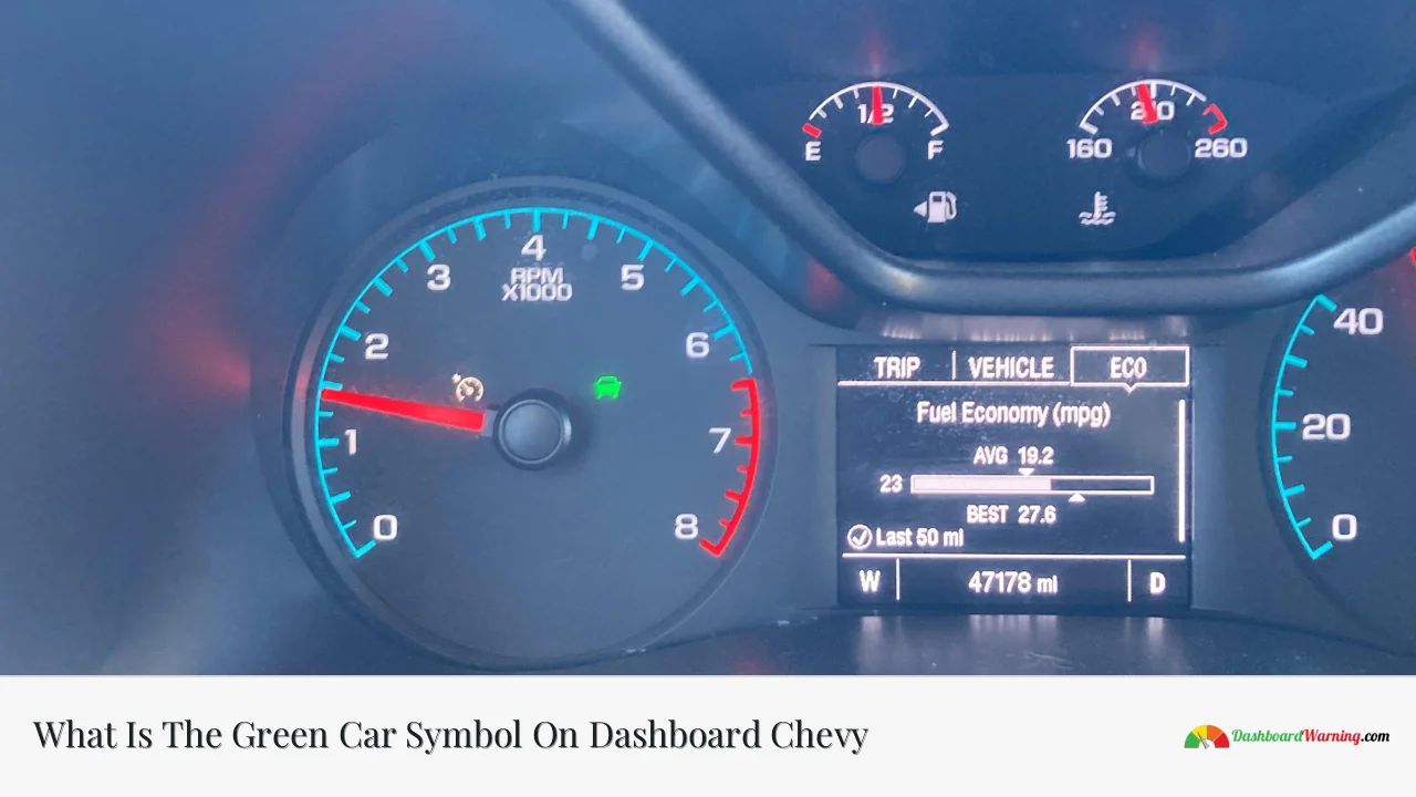 What Is The Green Car Symbol On Dashboard Chevy