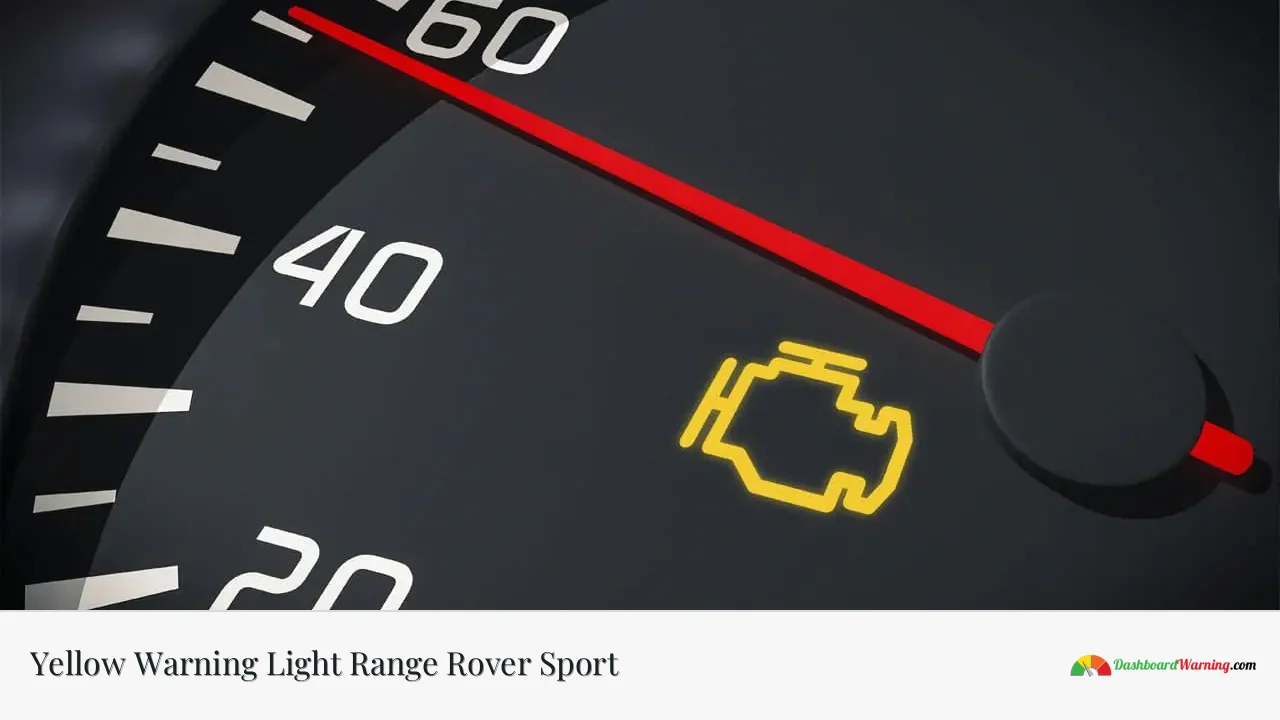 Yellow Warning Light Range Rover Sport