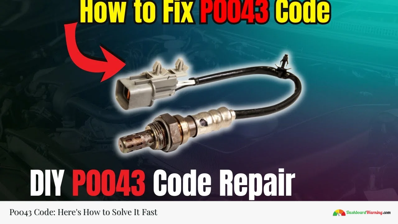 P0043 Code: Here's How to Solve It Fast