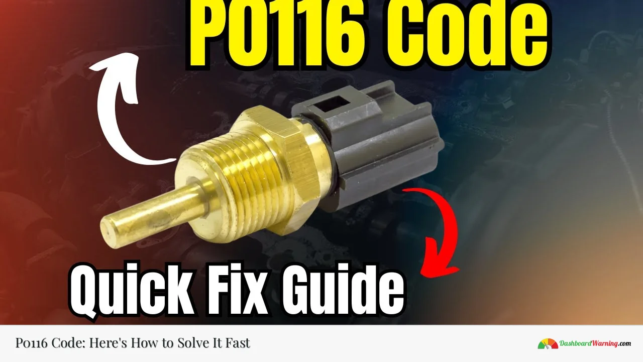 P0116 Code: Here's How to Solve It Fast