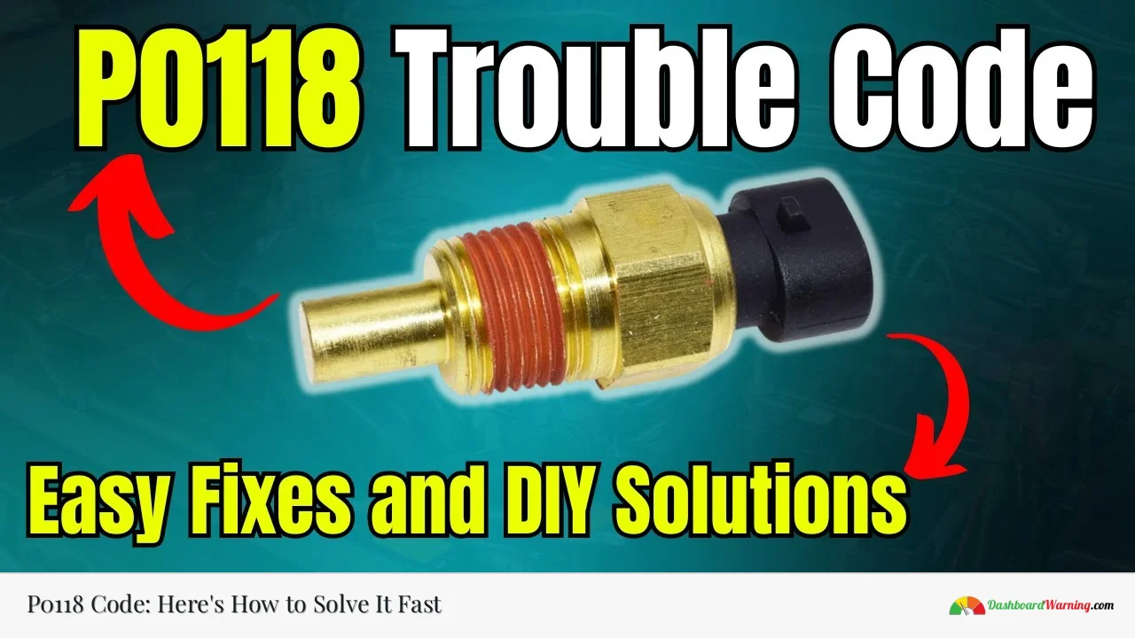 P0118 Code Here s How To Solve It Fast