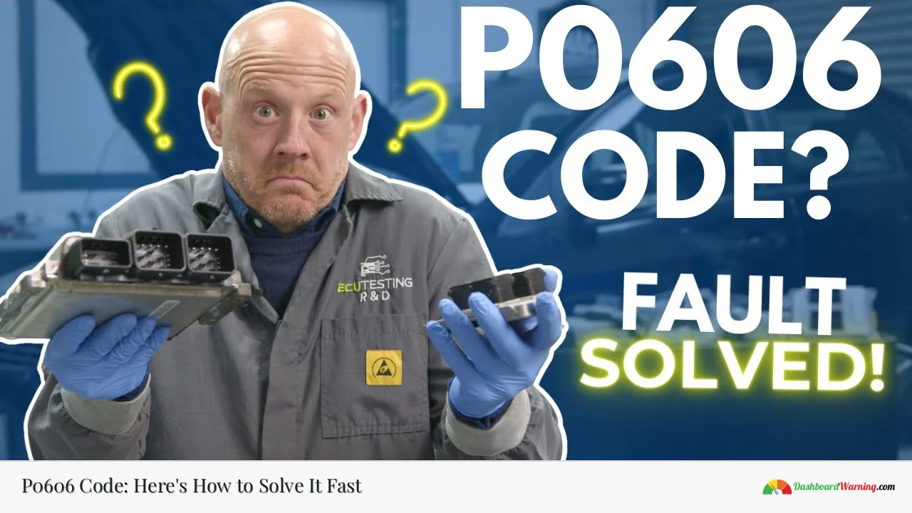 P0606 Code: Here's How to Solve It Fast