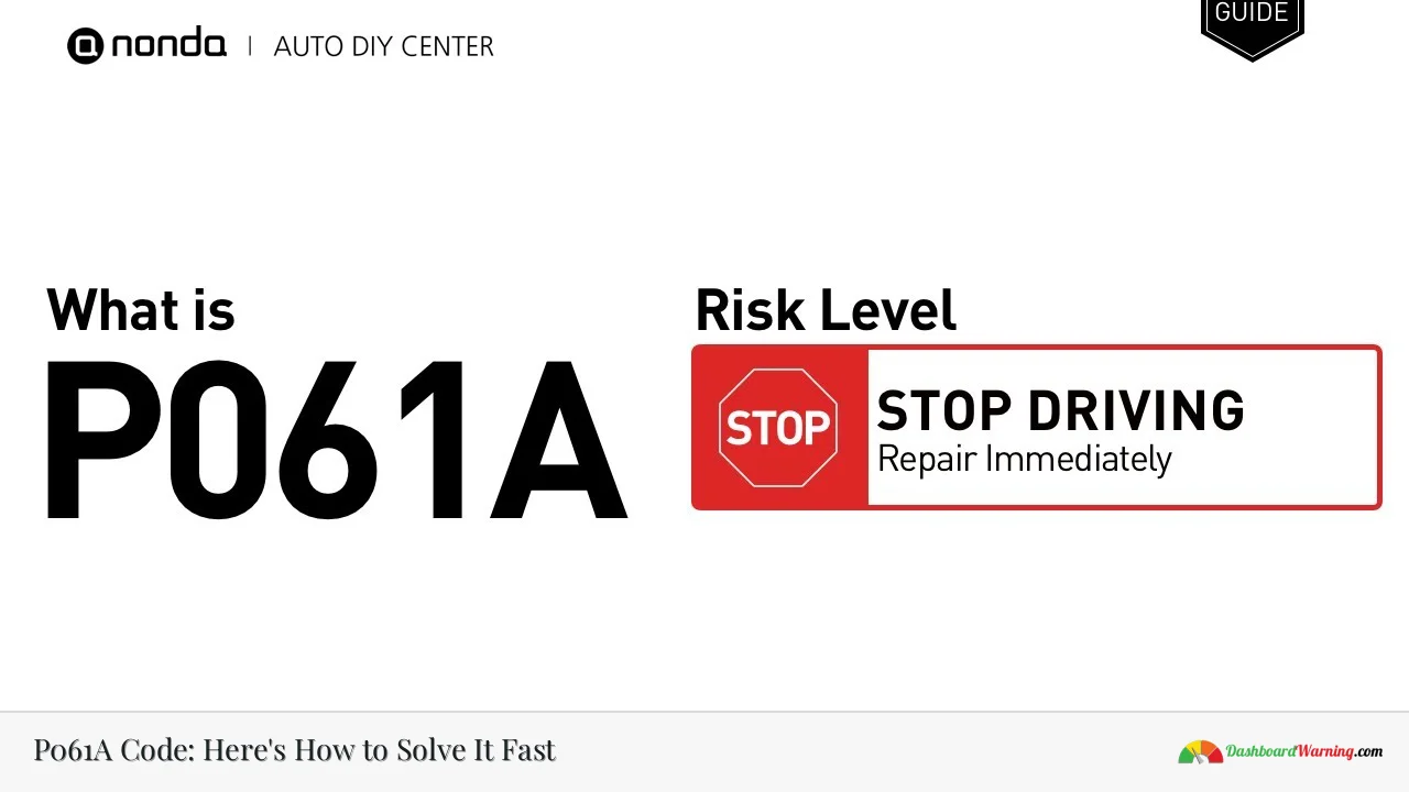 P061A Code: Here's How to Solve It Fast