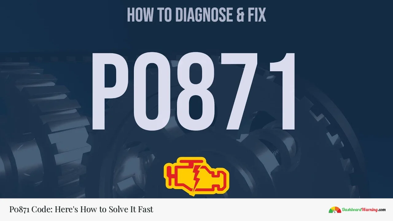 P0871 Code: Here's How to Solve It Fast