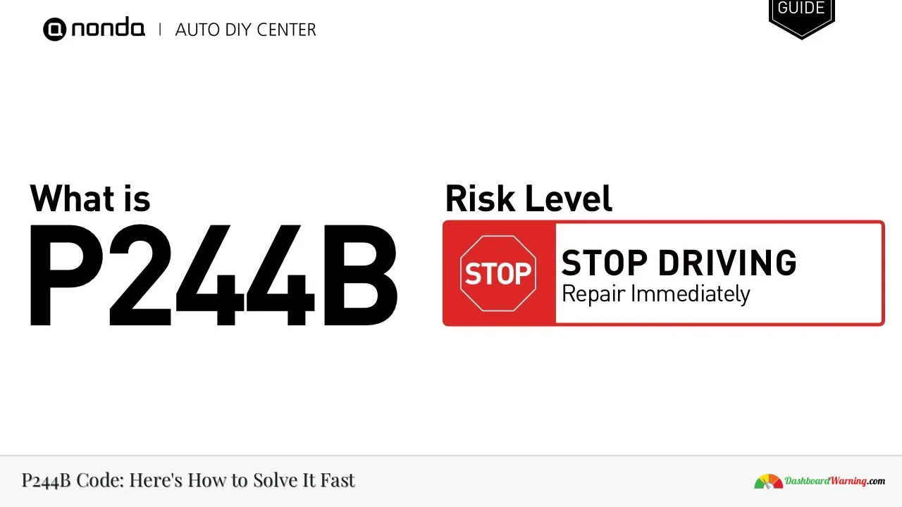 P244B Code: Here's How to Solve It Fast